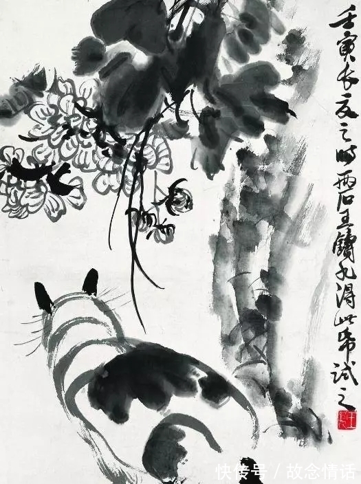 齐白石&齐白石入室弟子,拜师不学师!王铸九写意花鸟画