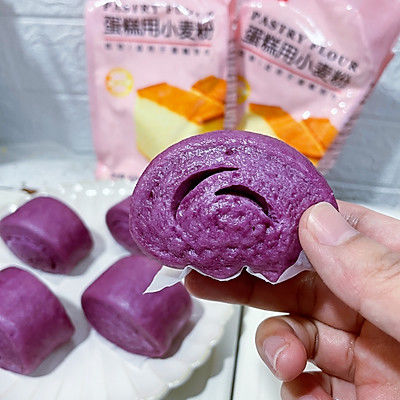 紫薯牛奶馒头