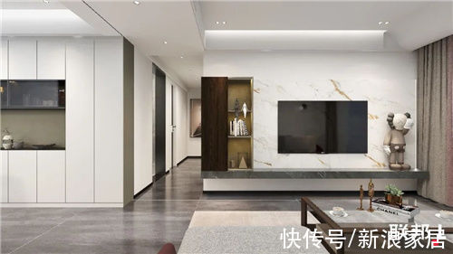 黑白灰|128㎡ 简约大平层，低调又高级