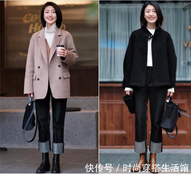 小黑裤|小黑裤已经过时了,今年流行的是“春季裤”,不仅显瘦,还更显高