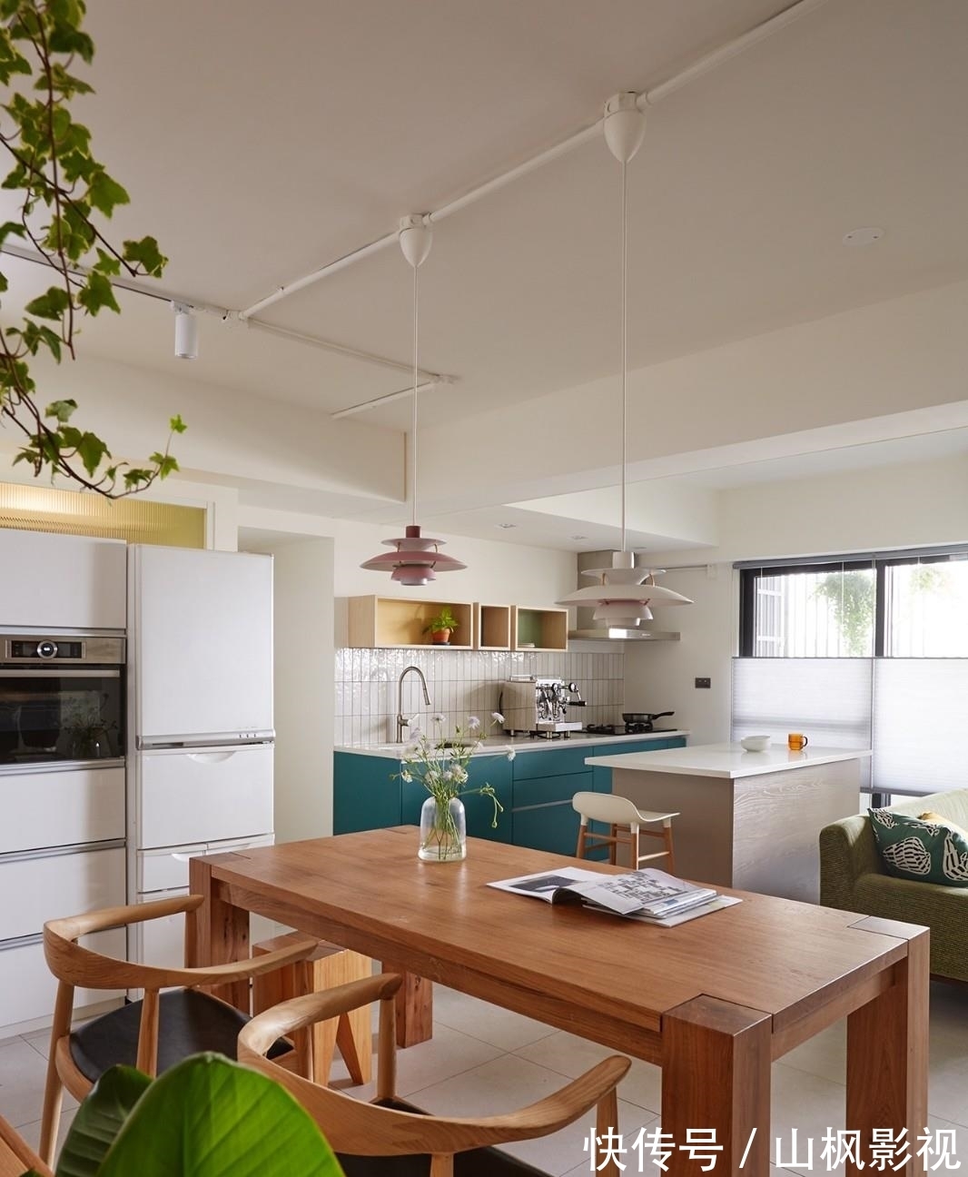 老宅|巧用色彩让30年老宅焕发新生,全屋明亮清爽温暖自然,效果真不错