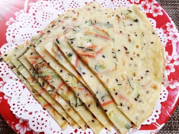 面糊|黄瓜鸡蛋饼