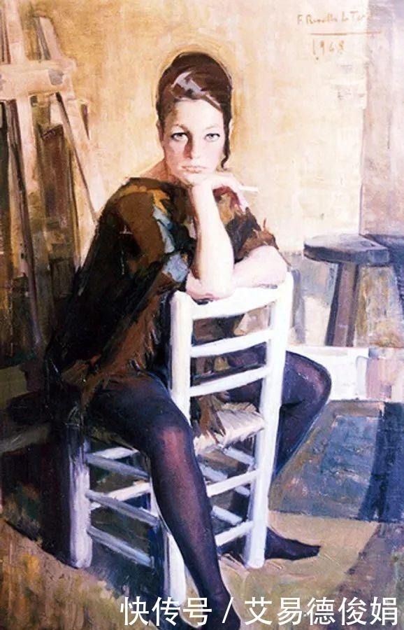 马拉加#他被指定为西班牙国王和王后的肖像画官方画师,擅长画美人