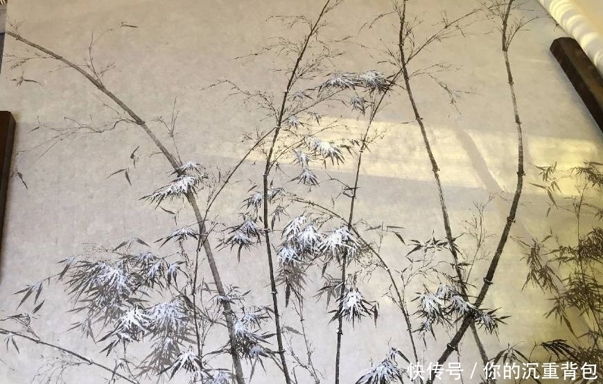 冷军的油画竹子和90后大叔池静山笔下的墨竹,你更喜欢哪个呢