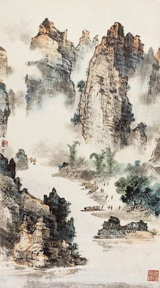  清清|这清清淡淡的山水，太养眼了，让你看一眼就爱上！