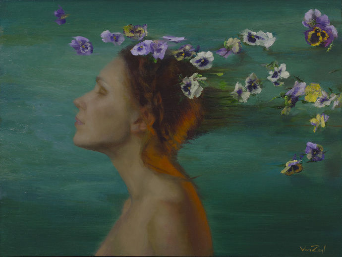 艺术家!色彩的情感表现,美国艺术家迈克尔的绘画作品