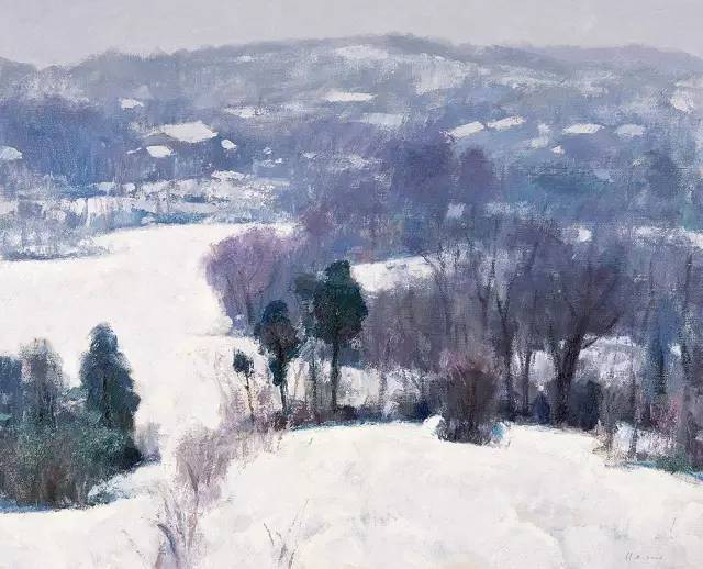 高级色彩,沈行工独特的诗意性油画