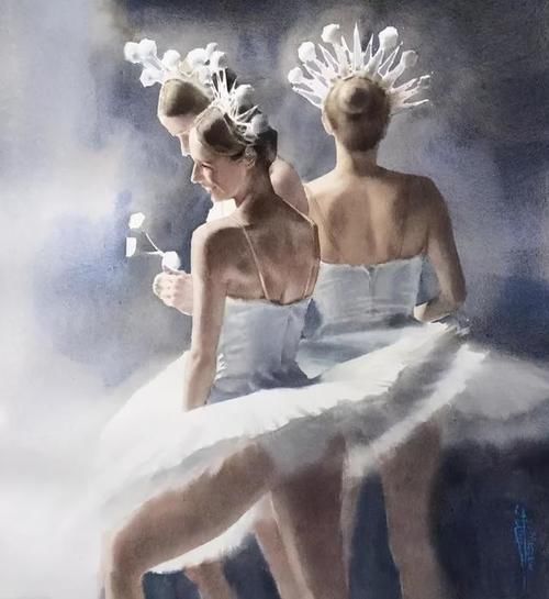 安娜|俄罗斯水彩画家 Ivanova:不想当教授的医生不是好画家