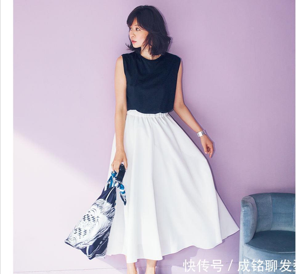 黑色|夏日最简单的打扮“黑白配”,清新时尚又好搭配,端庄得体又高级