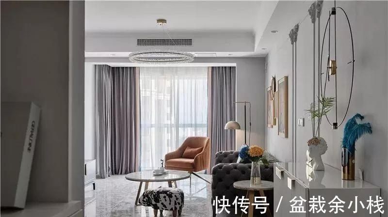 齐家栗子|94㎡轻奢风格装修，华丽优雅的空间，享受精致生活