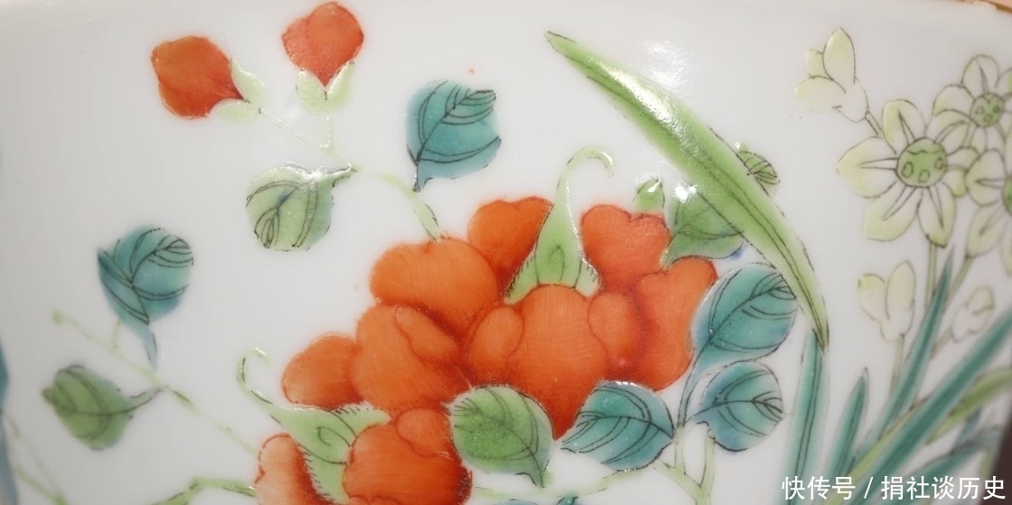 盖碗|光绪 粉彩花卉纹盖碗