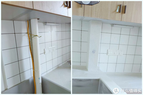 兔蜀黍|兔蜀黍的家装日记 篇十八:厨卫石英石台面安装工程,以及不容忽视的细节整改!