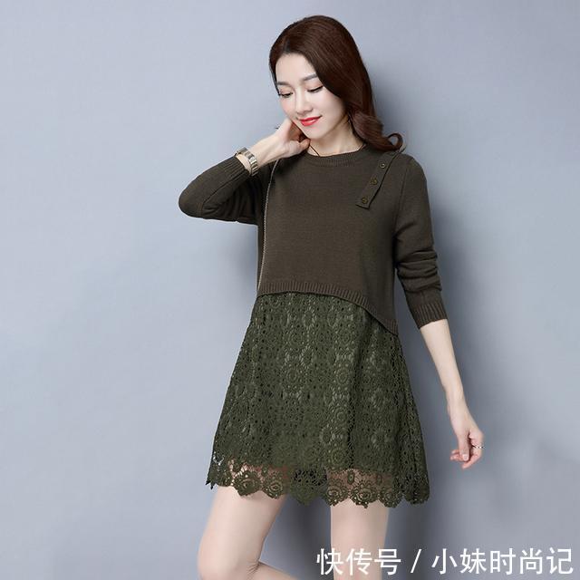 蕾丝|你与女神还差一步,优雅性感的蕾丝针织衫