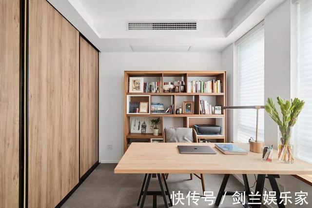 嵌入式|没有书房太烦心4种书架设计方案,空间再小也能打造出独立书房