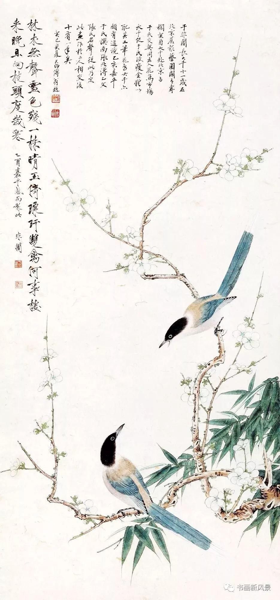 两位工笔大师笔下的喜鹊，你更喜欢哪一位的？