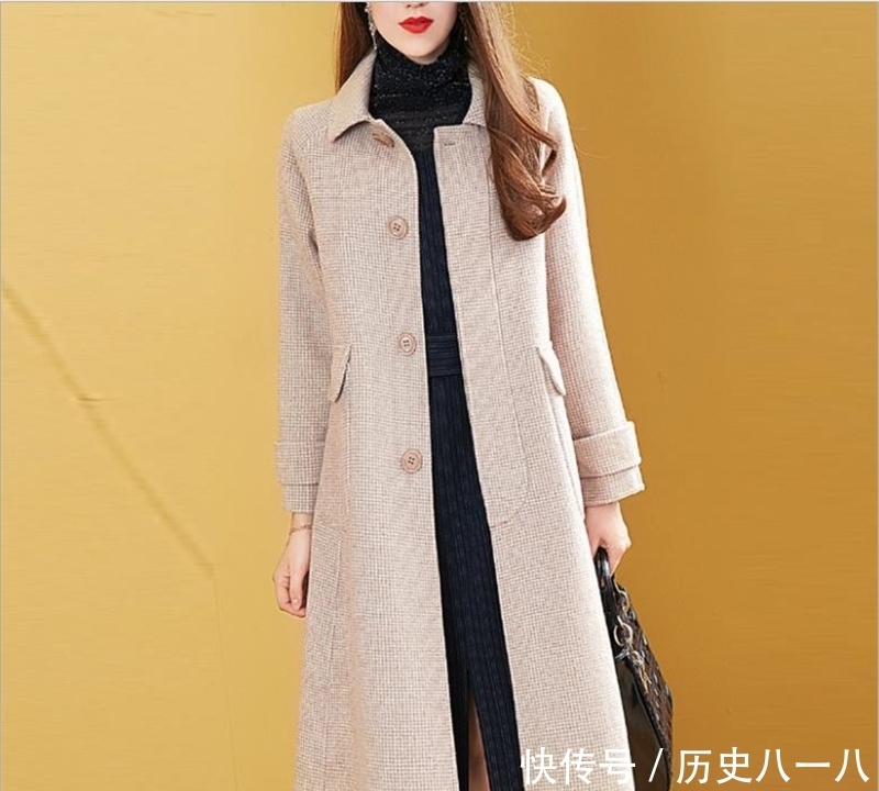 保暖|70后老婆是时髦精,出门穿大衣,时尚百搭又保暖