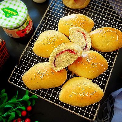 杂粮果酱橄榄包