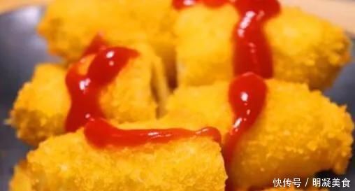 甜品店的炸香蕉是这样做的原来技巧这么简单,2分钟就学会