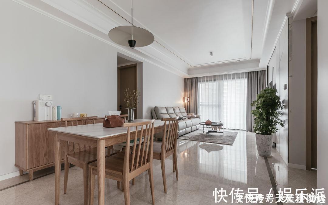 玻璃门|越简约,越幸福!113㎡坚持全屋化繁为简,家居氛围太棒了!