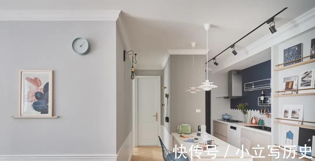 装饰画|70㎡北欧小公寓,简约、舒适、清新,这种感觉很舒心从容