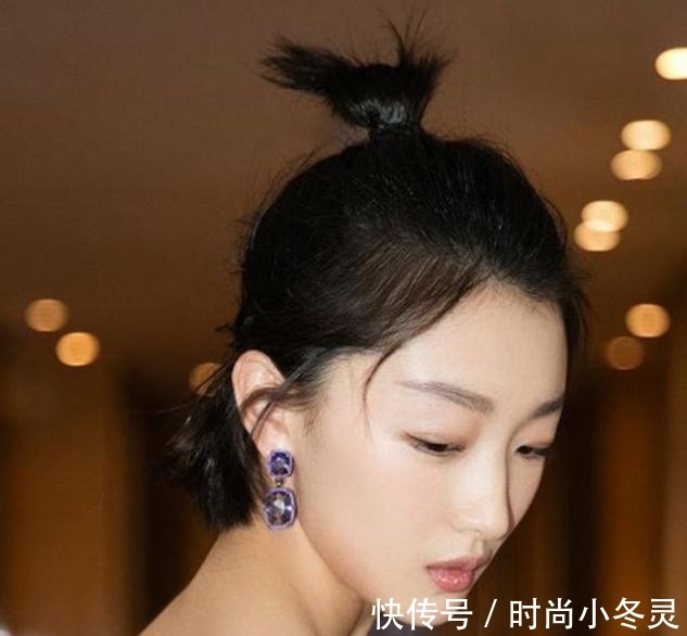 苹果头 脸圆的女生要学会拒绝留中分,难看显脸大,这5种发型才适合你