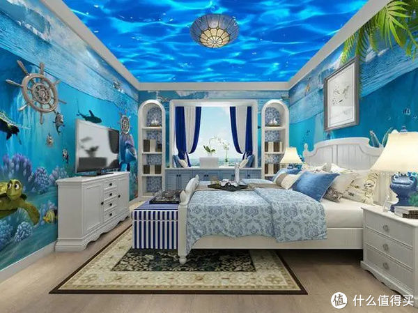 乐高|这个海洋儿童房什么水平?国外儿童房有什么可取之处?