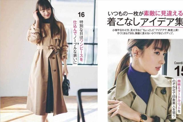 40岁的女人穿衣不用愁，春日多穿风衣才是真时髦，帅气又高级