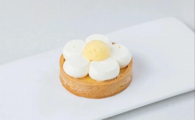 甜点|优美西点の雏菊柠檬挞,清新雏菊的七夕“暗恋”甜点~