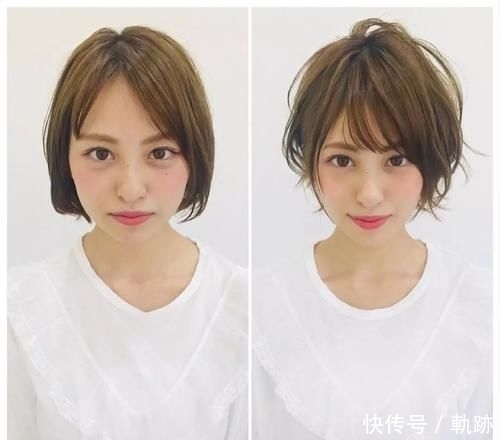 日本发型师分享“刘海小脸术”有了刘海的小姐姐,原来这么美
