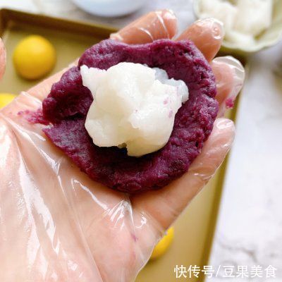 教程|百吃不腻的「缤纷下午茶」 虎皮饽饽-紫薯仙豆糕教程