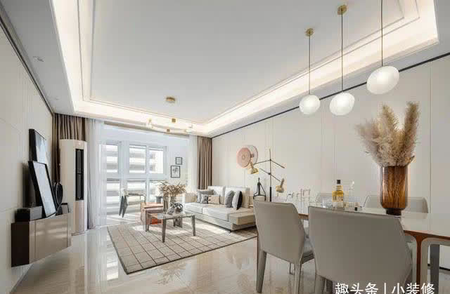 色调|一家三口人的102㎡新家,全屋简约轻奢风,越住越幸福,让人羡慕