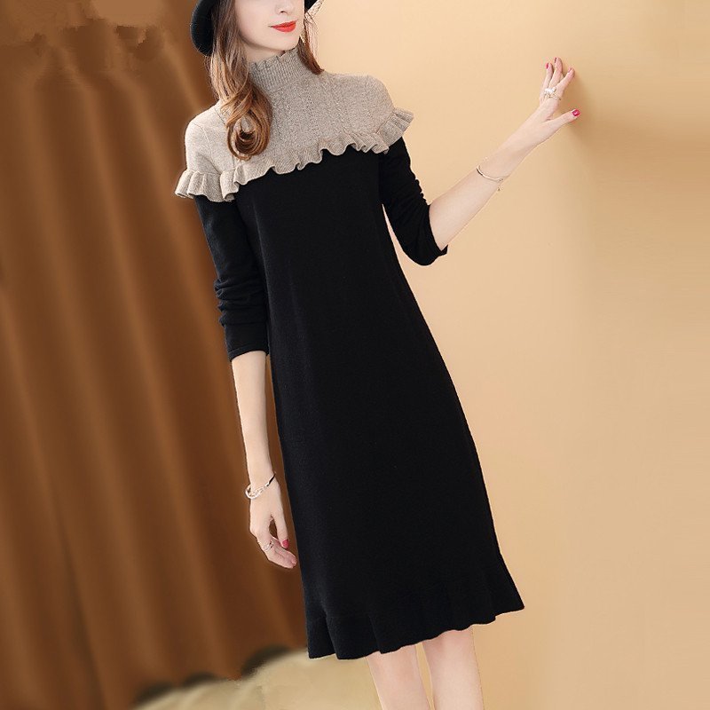 冬裙 今年流行一种冬裙，叫“过膝式”羊毛裙，搭短靴，美的一步三回眸