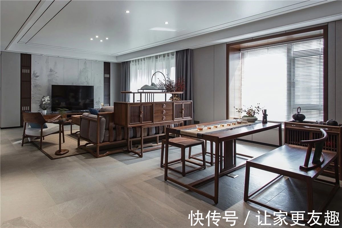 东方美学|国潮正热!150㎡新中式装修,美得很高级