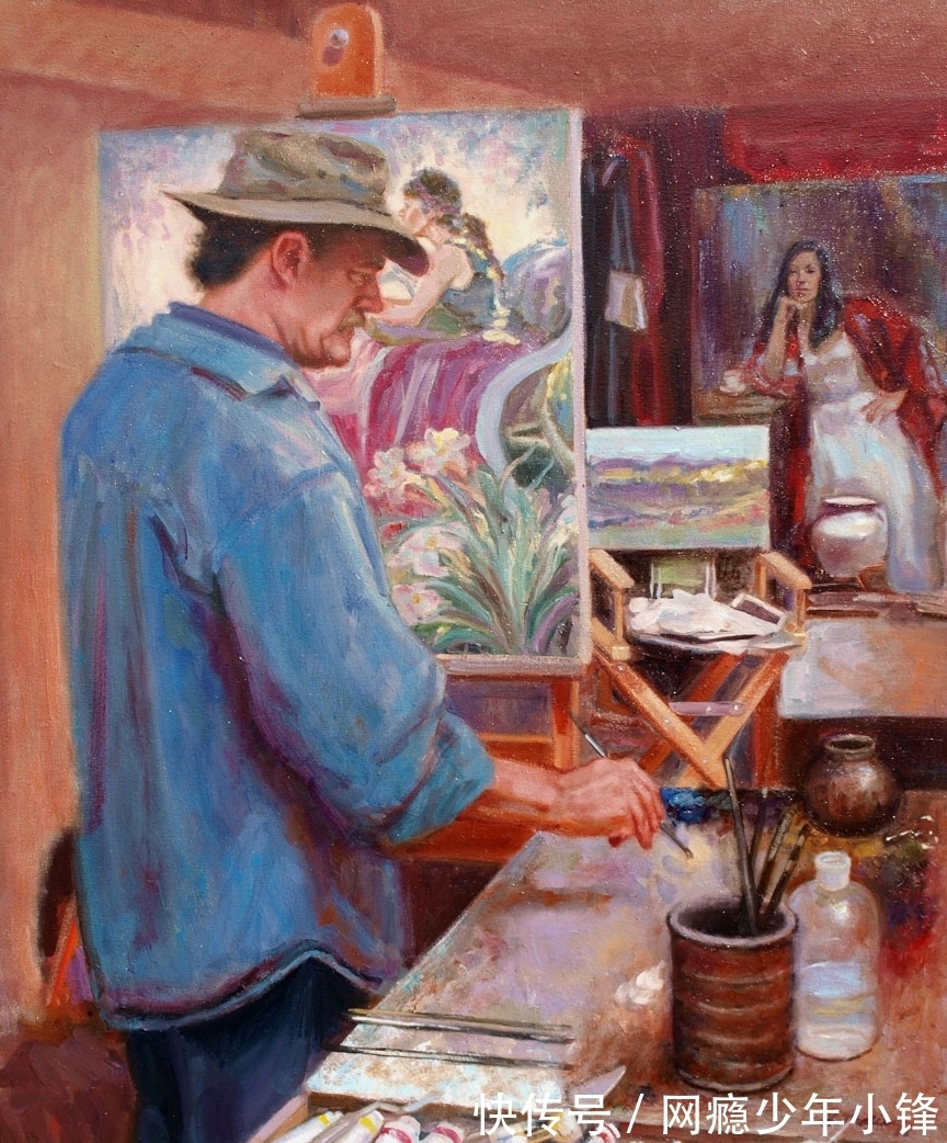 肯塔基大学!美国芝加哥艺术家约翰·迈克尔·卡特油画作品欣赏