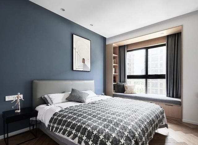 主卧室|夫妻两装修第二套房，尽量从简摒弃繁杂，全屋清爽大方看着就舒服
