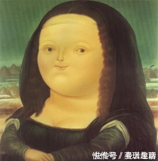 胖子@最会画胖子的魔幻现实主义画家,蒙娜丽莎在他画笔下憨态可掬