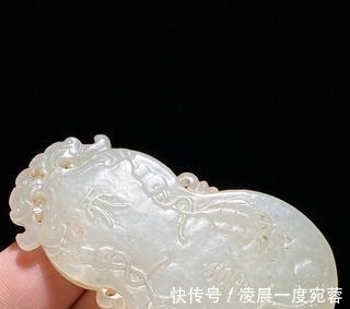 籽料#清乾隆 和田玉籽料 白玉 大吉天喜 葫芦珮 挂件