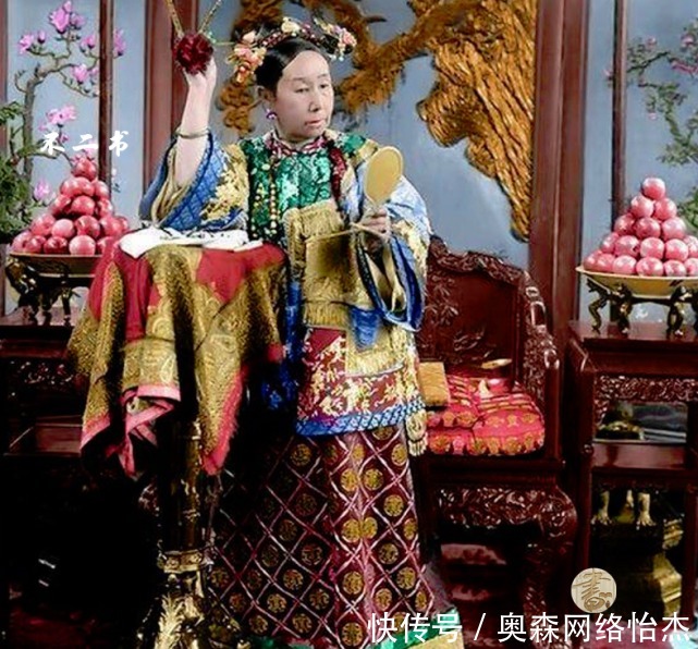 老照片|上色老照片:镜头下真实的慈禧太后,美人迟暮之时的模样