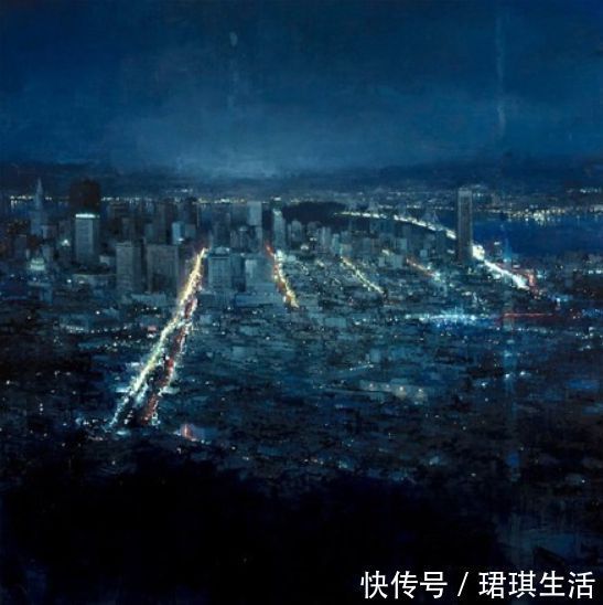 艺术家$艺术家杰里米·曼恩的油画,颜色既生动又大气!