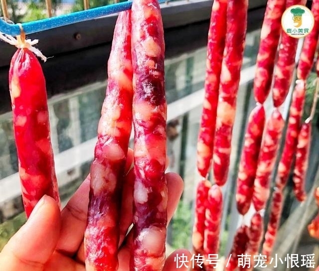 新手|老父亲收藏20多年的广式腊肠做法，料足味香有嚼劲，新手零失败