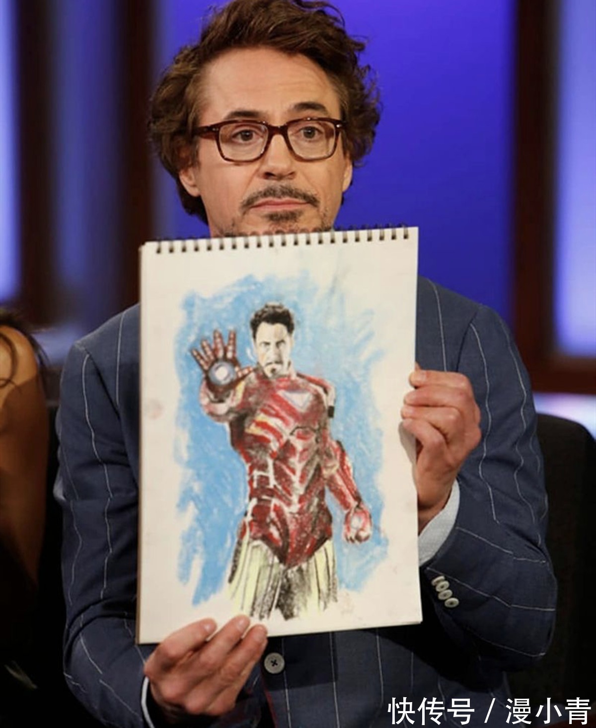 日漫!超级英雄给自己画画,儿童涂鸦式的作品可见美日二次元文化的差距