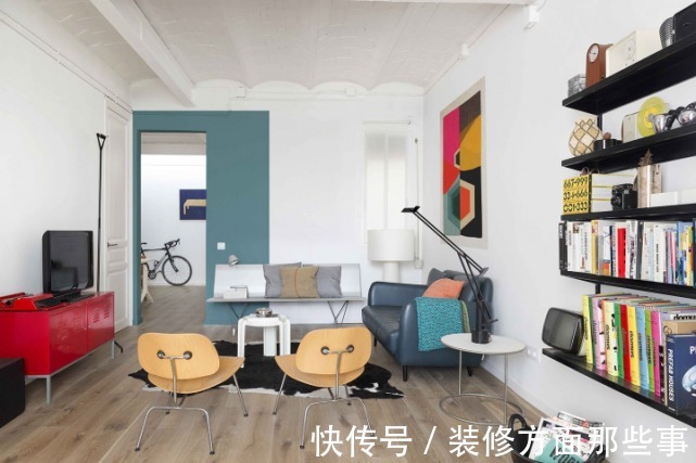 蒸煮类|88平二居室进行跳色处理,明亮又不失活泼,简约大方