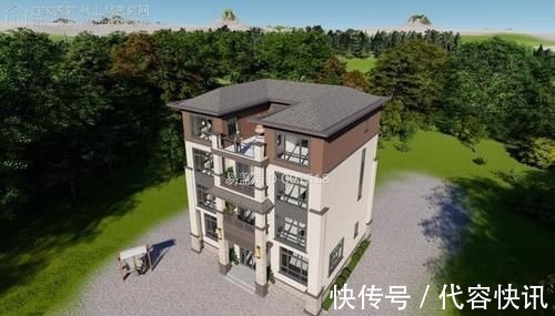 新中式|11.3×11.7米新中式四层别墅,4个客厅这样的户型喜欢吗