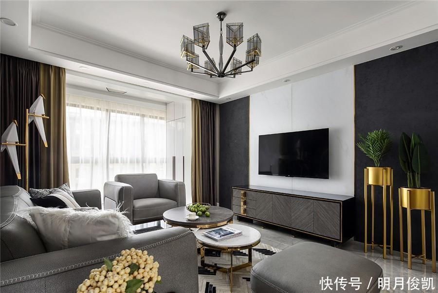 二居室|96平现代风二居室,极致铺陈多元个性呈现的魅力主张