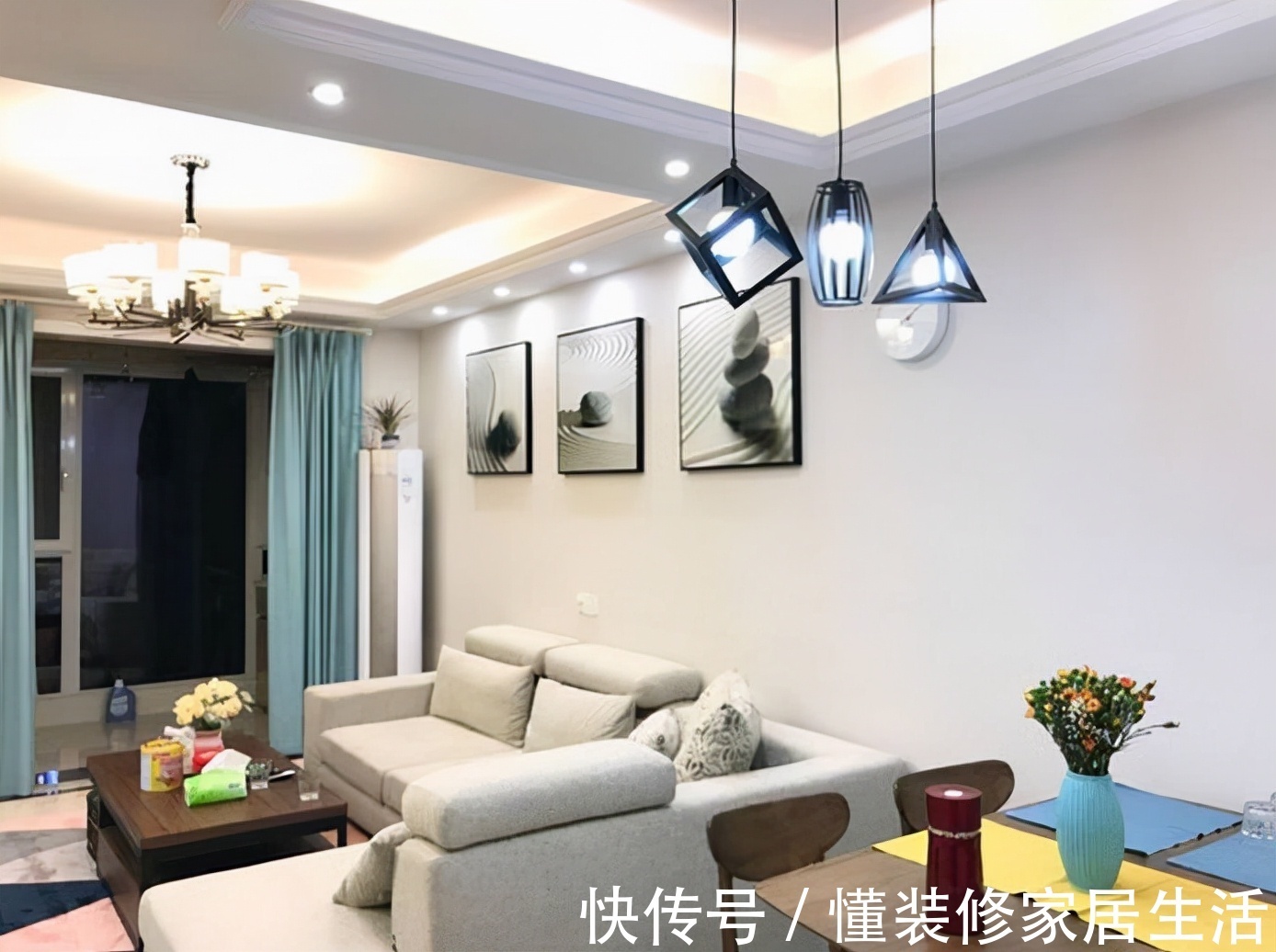 客厅|晒晒我家新房，103平三房一厅，装修超漂亮，看起来像样板房
