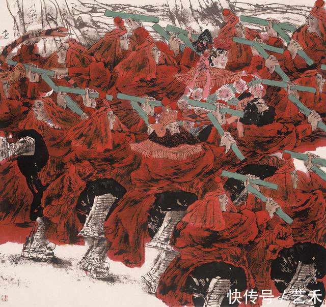 卢中见@著名画家卢中见的写意人生