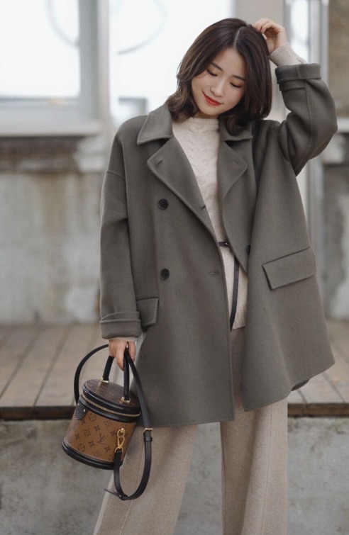 阔腿裤|有气质的女人新年都不会瞎打扮,试试这些时髦的大衣,百搭显瘦