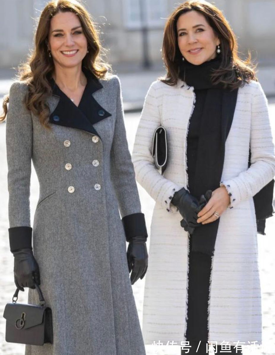 法则 看到凯特和丹麦王妃同框穿“黑白灰”,终于明白什么叫高级气质美