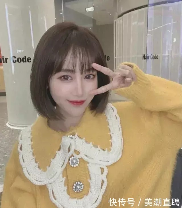 搭配|5款韩式女生短发搭配,俊朗帅气,中性风十足