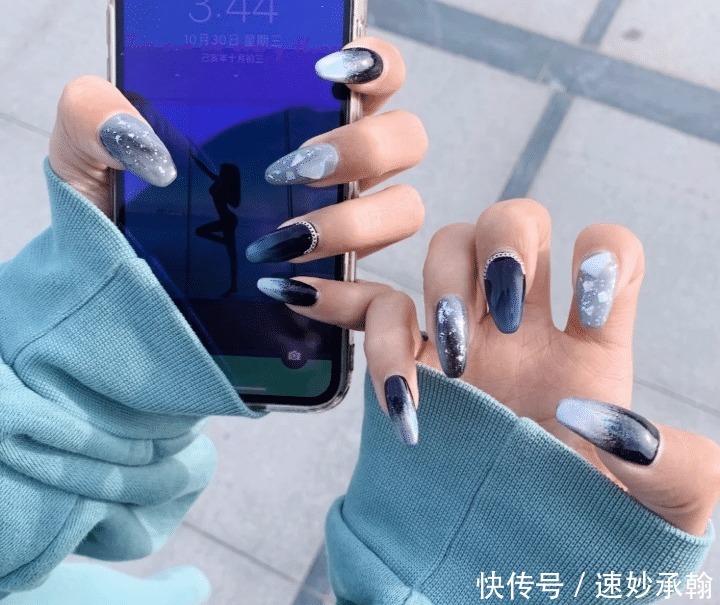 风格超酷的欧美风美甲,拿图去做!